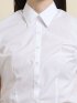 【白無地】形態安定レギュラーカラー ブロード半袖シャツ