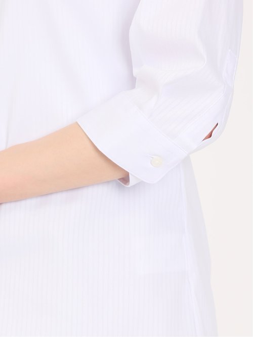 形態安定 ストレッチ レギュラーカラー 7分袖シャツ