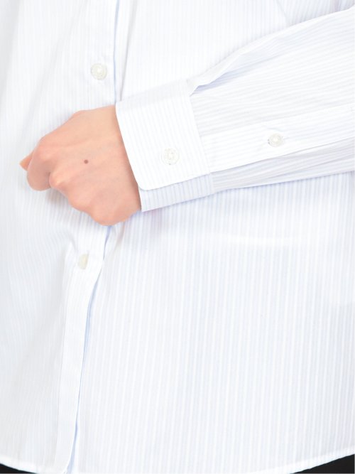 形態安定 ストレッチ レギュラーカラー 長袖シャツ