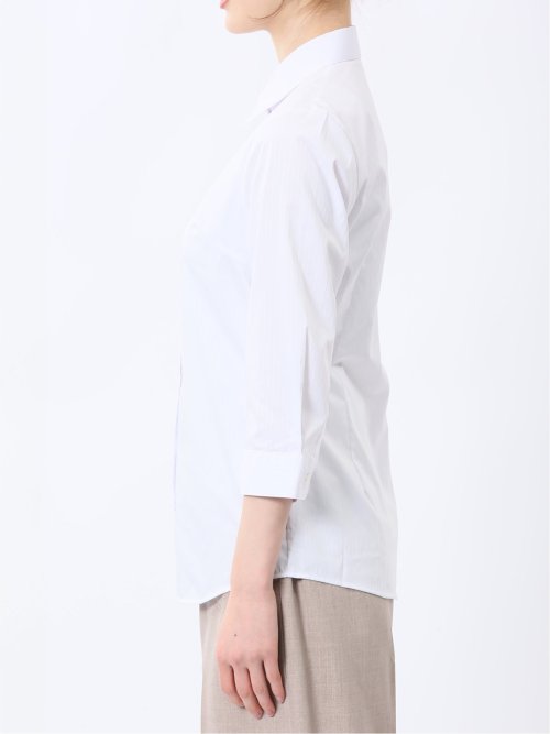 嬉しい機能 レギュラーカラー 7分袖シャツ