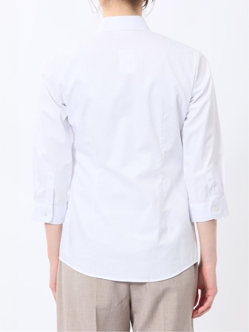 嬉しい機能 レギュラーカラー 7分袖シャツ