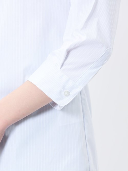 嬉しい機能 レギュラーカラー 7分袖シャツ