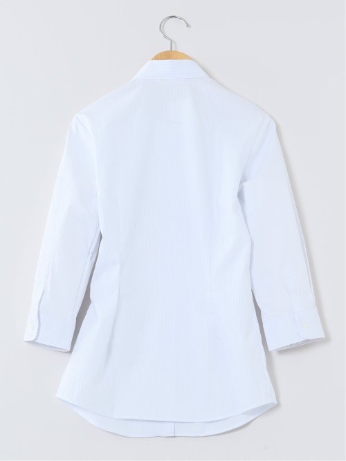 嬉しい機能 レギュラーカラー 7分袖シャツ