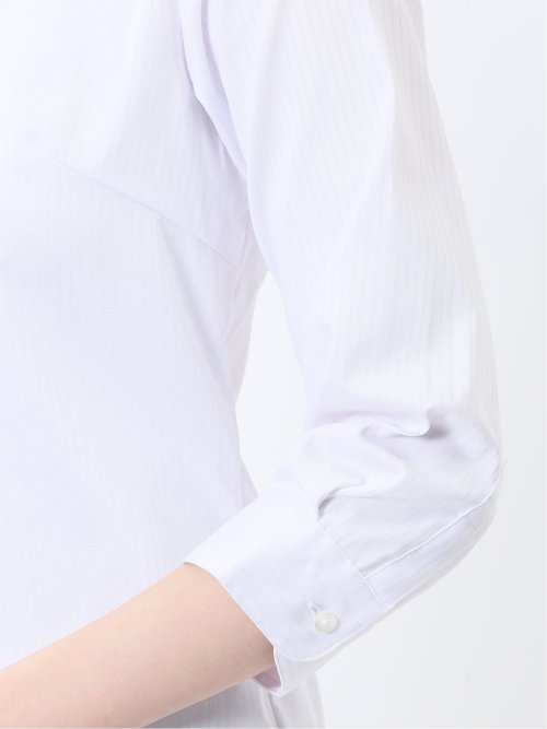 嬉しい機能 スキッパー 7分袖シャツ