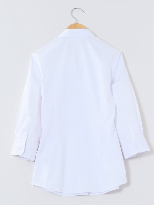 嬉しい機能 スキッパー 7分袖シャツ