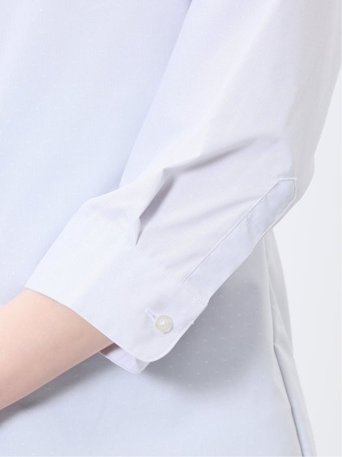 嬉しい機能 スキッパー 7分袖シャツ