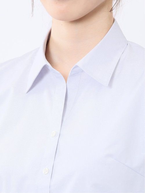 嬉しい機能 スキッパー 7分袖シャツ