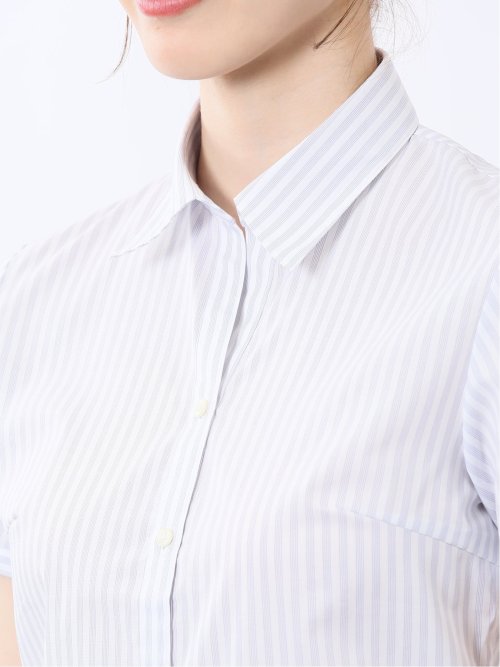 嬉しい機能 スキッパー 半袖シャツ