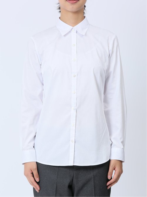 【WEB限定】形態安定ストレッチ レギュラーカラー長袖シャツ