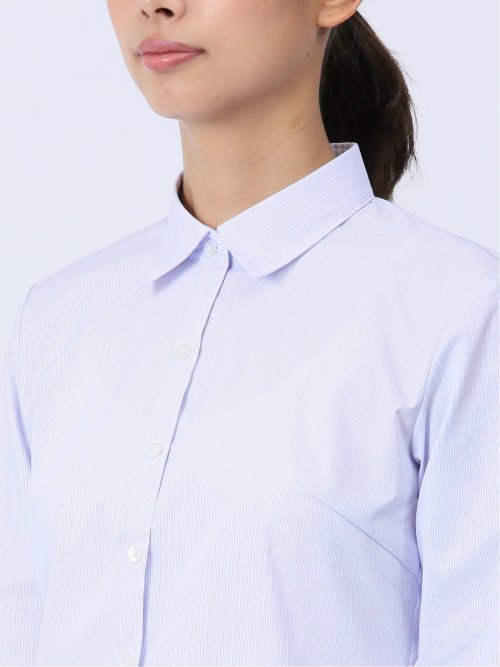 【WEB限定】形態安定ストレッチ レギュラーカラー長袖シャツ