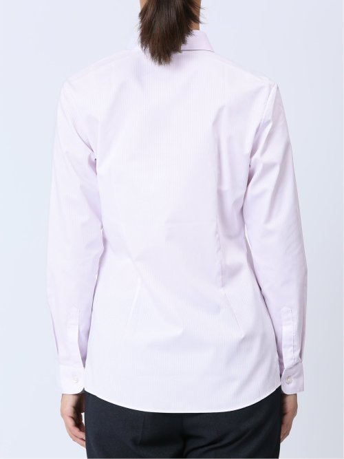 【WEB限定】形態安定ストレッチ ギャザースキッパー長袖シャツ