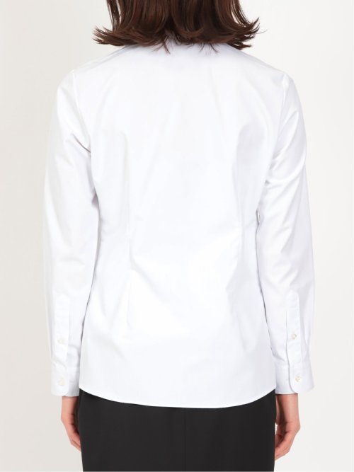 透け防止 形態安定 レギュラーカラー 長袖シャツ