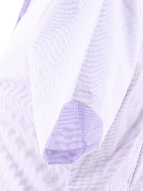 イージーケア チェック柄 レギュラーカラー半袖シャツ