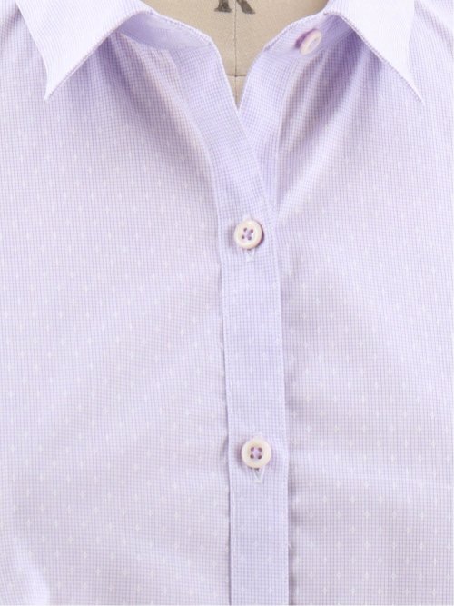 イージーケア チェック柄 レギュラーカラー半袖シャツ