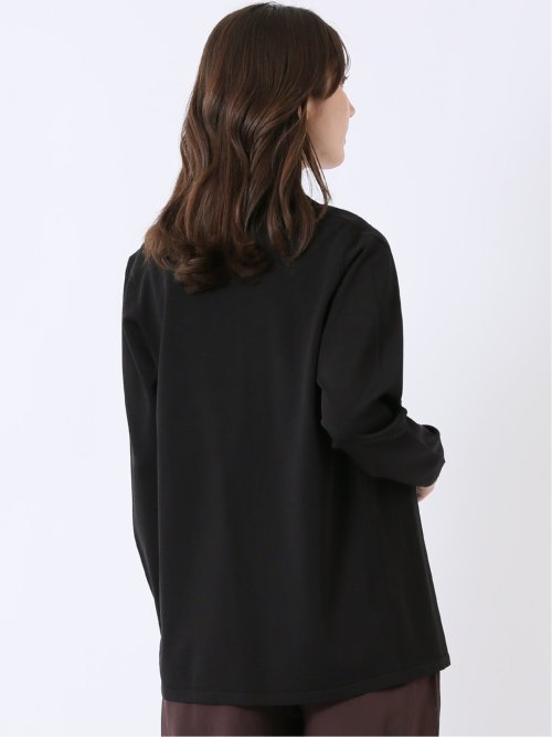 快適機能 前立てリブ トッパー ニット カーディガン