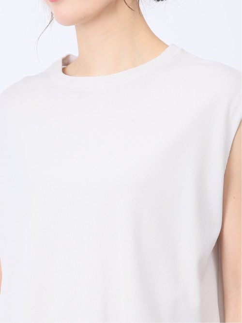 ドライレーヨン フレンチスリーブ ニットプルオーバー