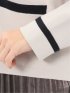 ウォッシャブル ミラノ配色 ニットジャケット