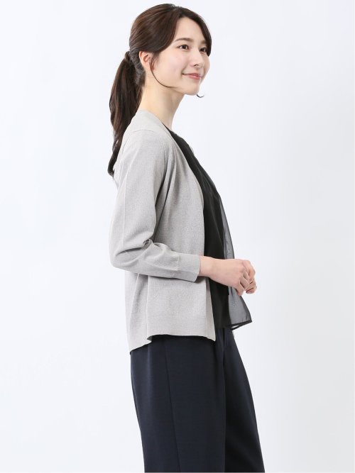 快適機能 トッパーニットカーディガン