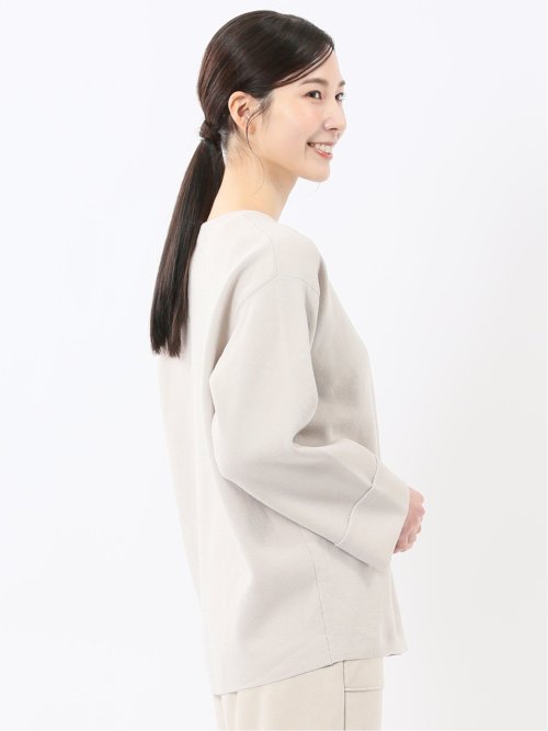 ハンドウォッシャブル ミラノ クルーニットカーディガン