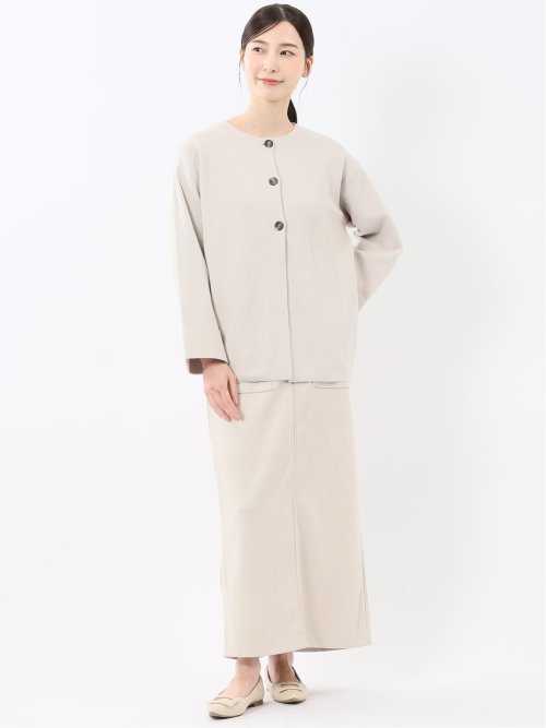 ハンドウォッシャブル ミラノ クルーニットカーディガン