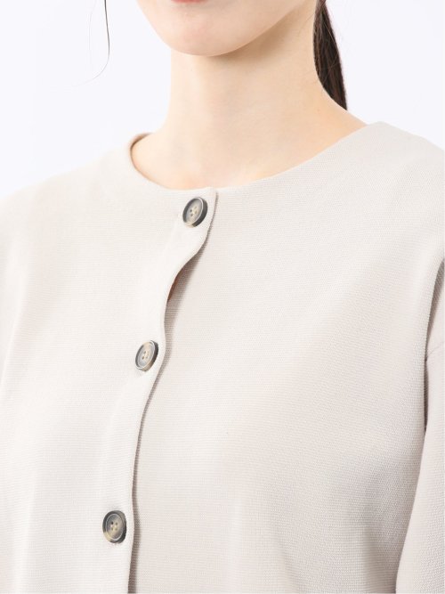 ハンドウォッシャブル ミラノ クルーニットカーディガン