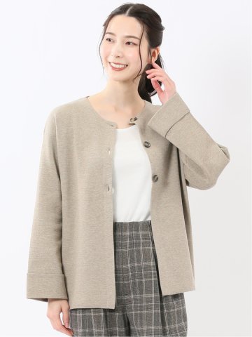 ハンドウォッシャブル ミラノ クルーニットカーディガン