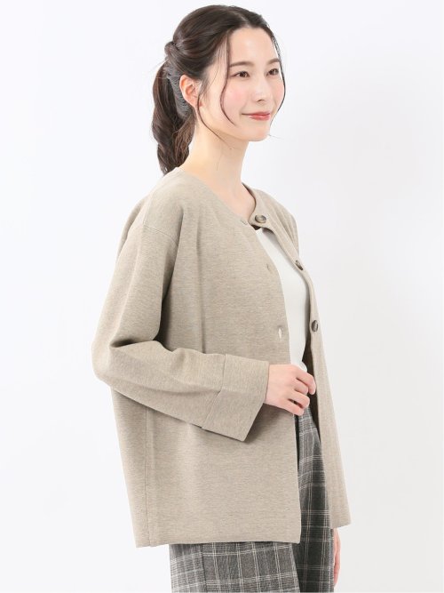 ハンドウォッシャブル ミラノ クルーニットカーディガン
