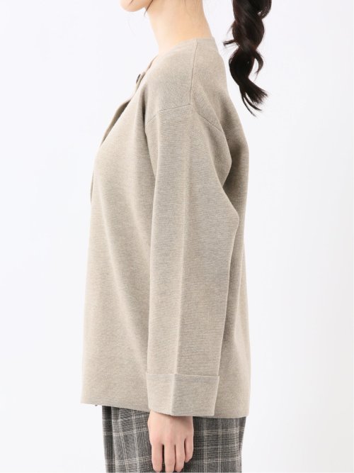 ハンドウォッシャブル ミラノ クルーニットカーディガン