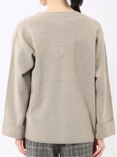 ハンドウォッシャブル ミラノ クルーニットカーディガン