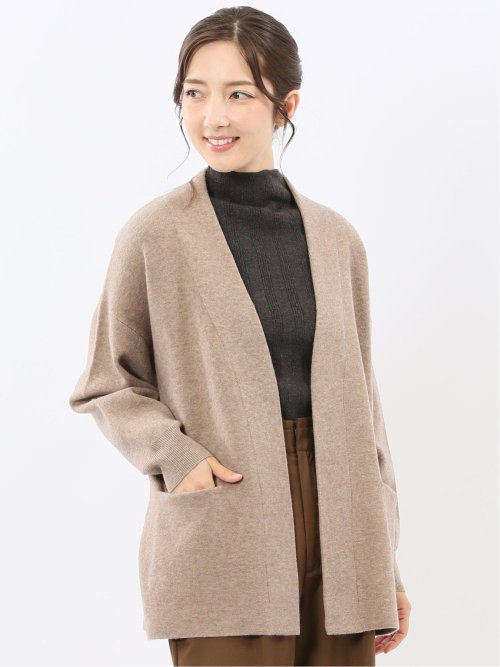 ウォッシャブル トッパーニットコーディガン