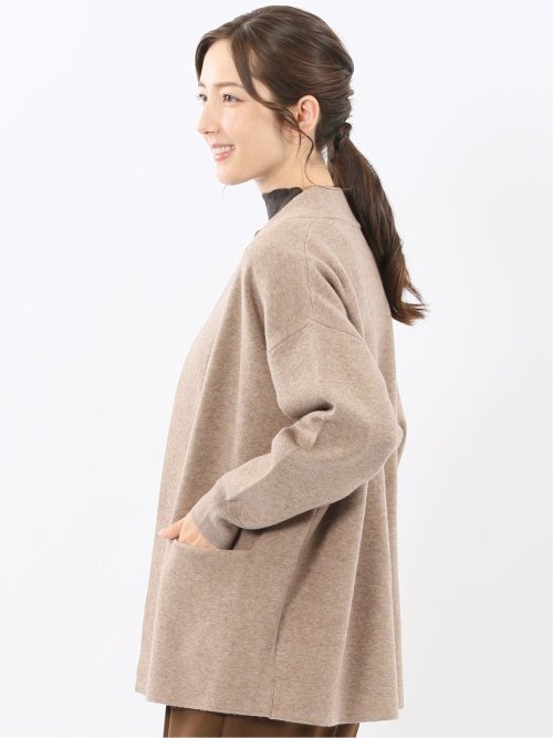 ウォッシャブル トッパーニットコーディガン