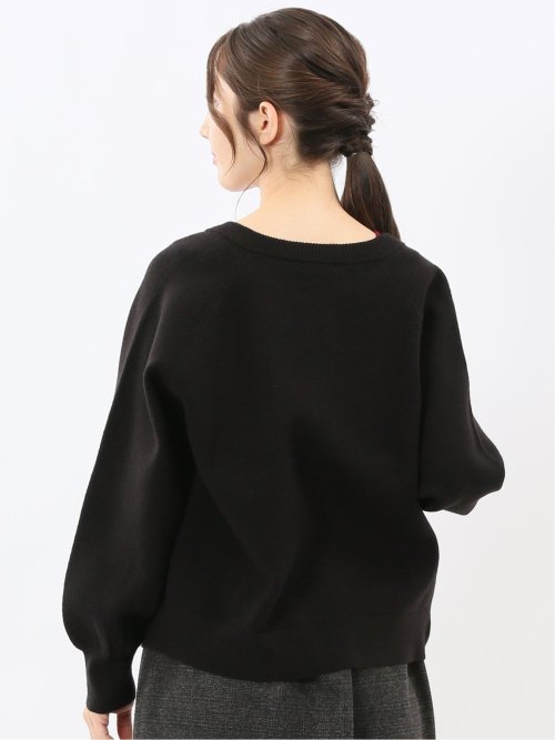 ウォッシャブル ZIP ニットブルゾン