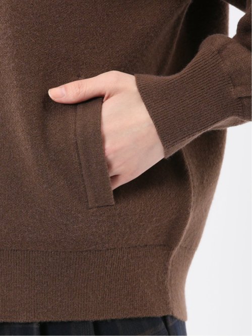 ウォッシャブル ZIP ニットブルゾン