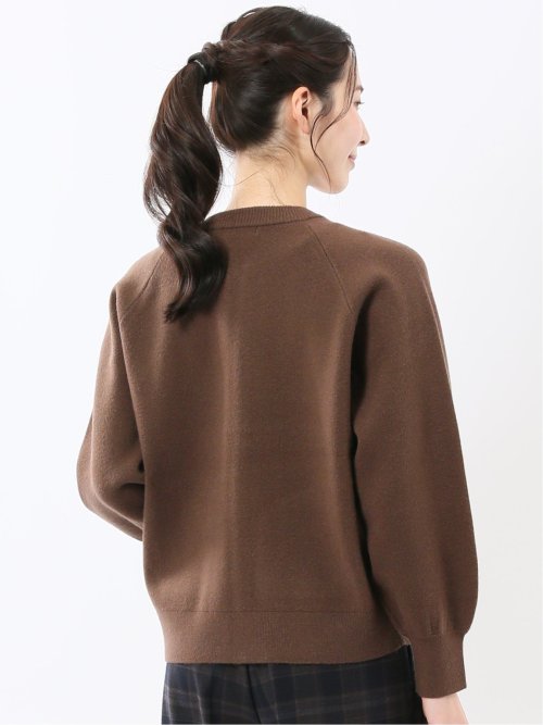 ウォッシャブル ZIP ニットブルゾン