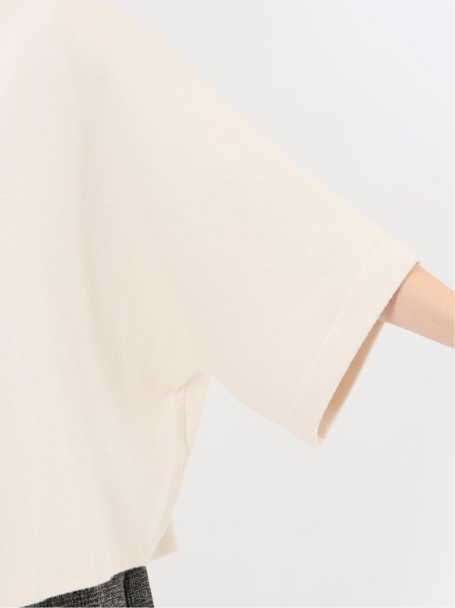 ウォッシャブル ポンチョ風 フードコーディガン