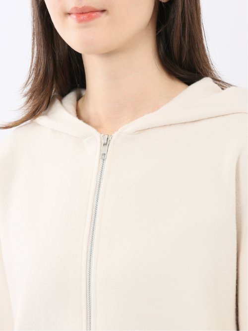 ウォッシャブル ポンチョ風 フードコーディガン