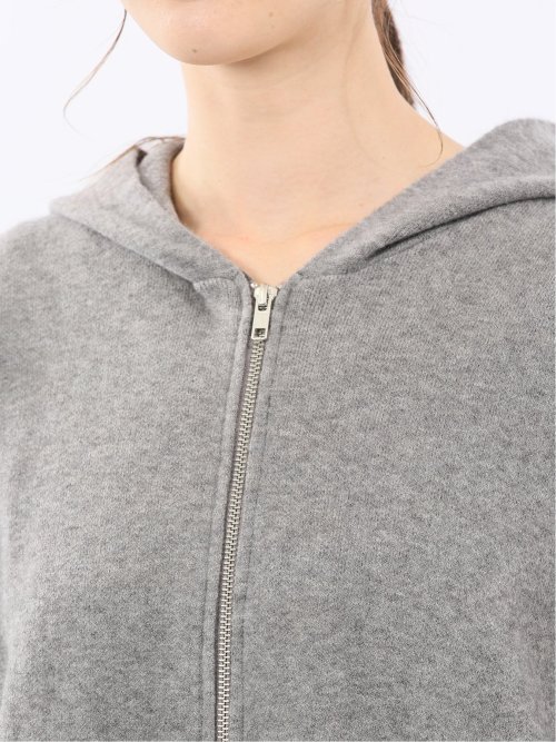 ウォッシャブル ポンチョ風 フードコーディガン