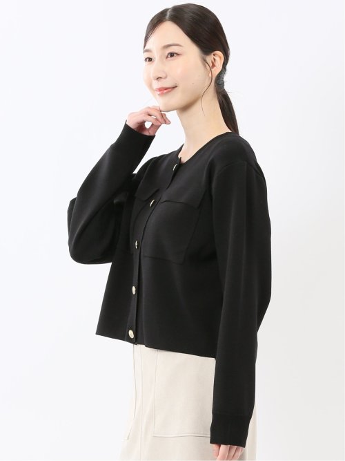 ハンドウォッシャブル ミラノリブ ニットジャケット