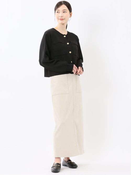 ハンドウォッシャブル ミラノリブ ニットジャケット