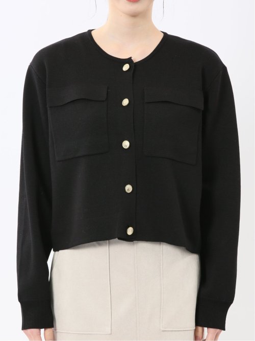 ハンドウォッシャブル ミラノリブ ニットジャケット