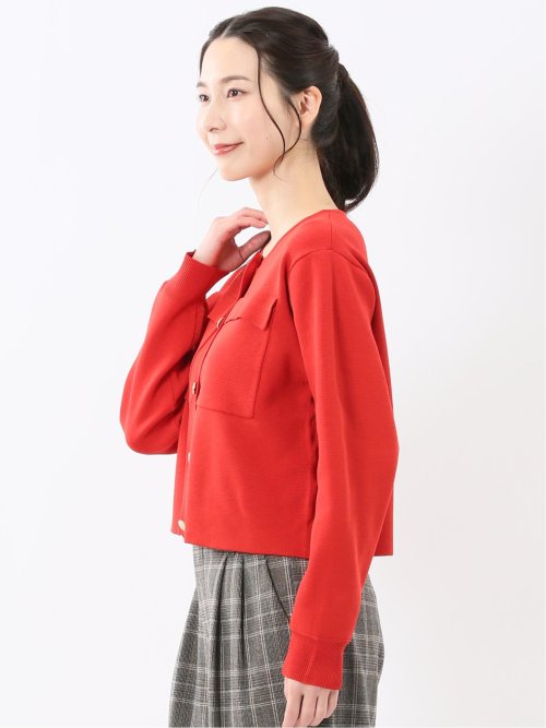 ハンドウォッシャブル ミラノリブ ニットジャケット