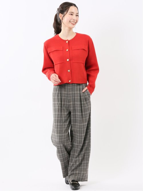 ハンドウォッシャブル ミラノリブ ニットジャケット