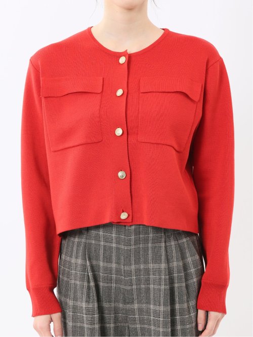 ハンドウォッシャブル ミラノリブ ニットジャケット