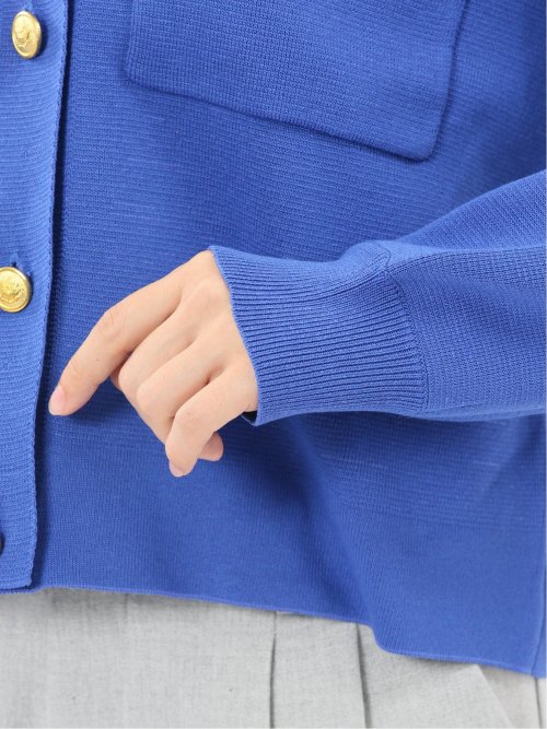 ハンドウォッシャブル ミラノリブ ニットジャケット