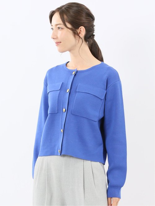 ハンドウォッシャブル ミラノリブ ニットジャケット