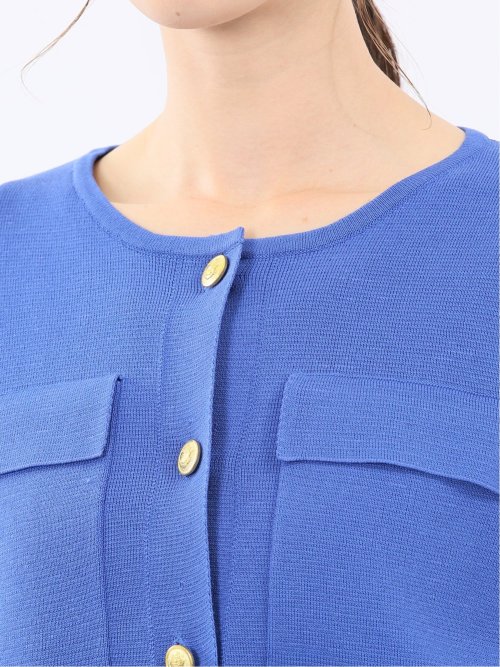 ハンドウォッシャブル ミラノリブ ニットジャケット