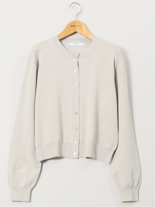 ハンドウォッシャブル クルーニットカーディガン