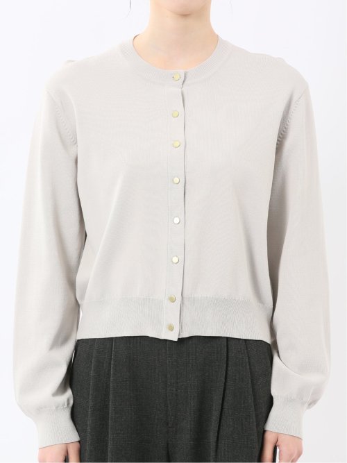 ハンドウォッシャブル クルーニットカーディガン