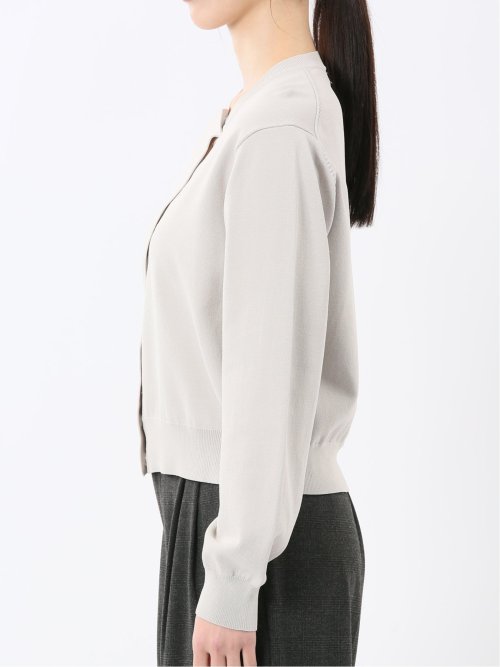 ハンドウォッシャブル クルーニットカーディガン