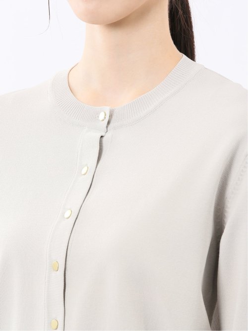 ハンドウォッシャブル クルーニットカーディガン